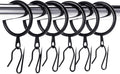Hotop 30 Pcs Metal Curtain Rings by HOTOP