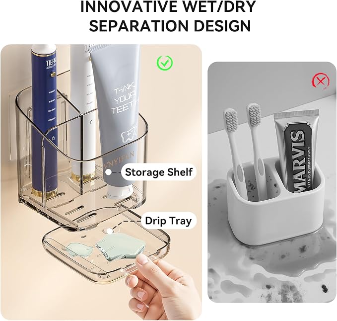 3 Slots Toothbrush Holders - Image 3