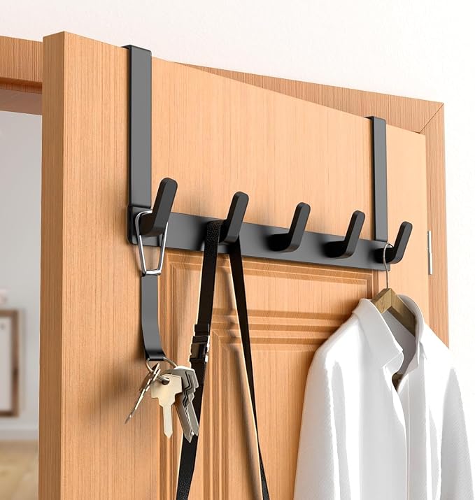 Over The Door Hooks Hanger, Heavy Duty Rack - Image 9