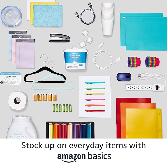 Amazon Basics Slim Velvet Non-Slip Space Saving Suit Clothes Hangers - Image 7