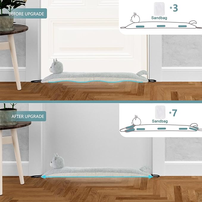 Under Door Draft Stopper Decorative Wind Stopper 36 inch - Image 3