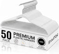 Plastic Hangers 50 Pack by Smartor