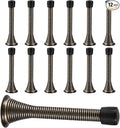KISEER 12 Pack Spring Door Stops 3 1/4 Inch Flexible Heavy Duty Spring Door by KISEER