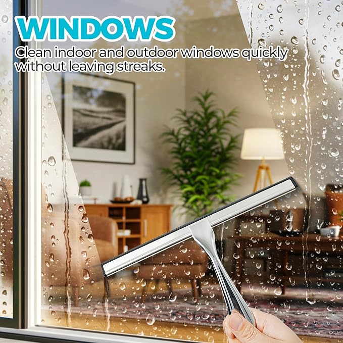 2pcs Shower Squeegee for Glass Doors - Image 4