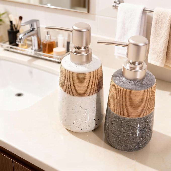 Ceramic Hand Soap Dispenser, 15 Oz Liquid Soap Dispenser - Image 6