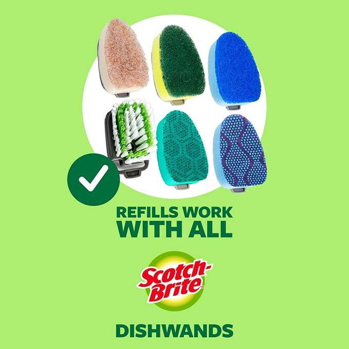 Scotch-Brite Odor Resist Soap Control Dishwand Brush, 1 Cleaning Dish Wand Brush - Image 8