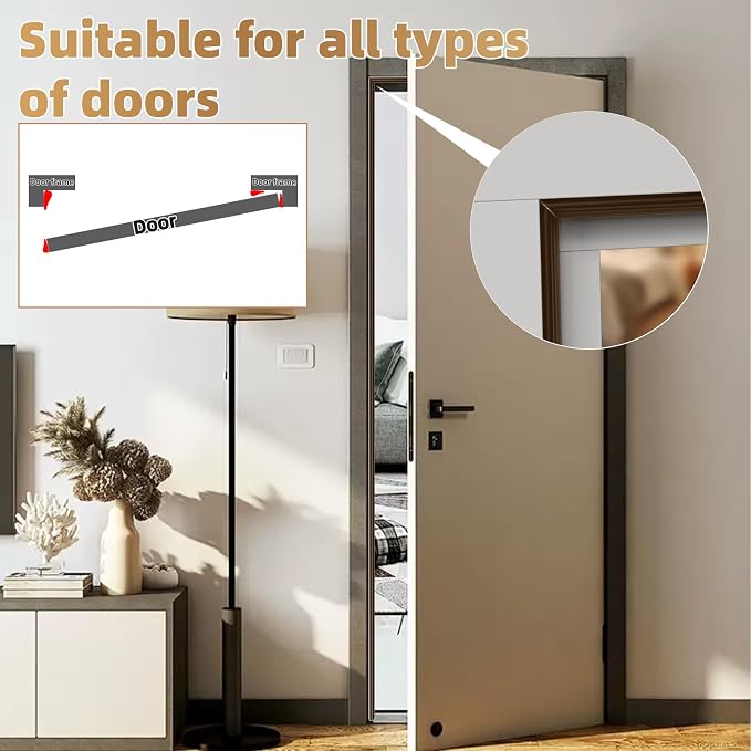 Kneelisa 3Pcs×196” Wedge-Shape Foam Window Weather Stripping Door Seal | - Image 5