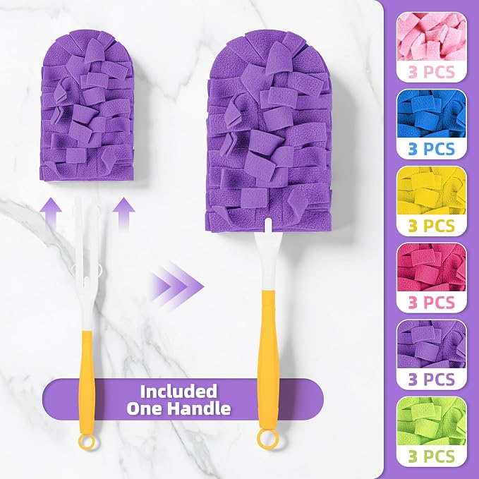 18 PCS Microfiber Reusable Duster Refills - Image 2