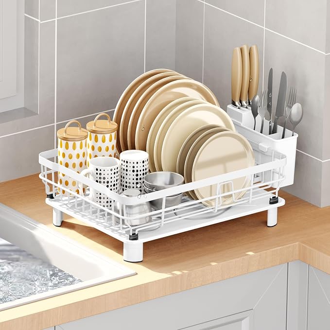 GAXmi Dish Drying Rack with Drainboard by GAXmi