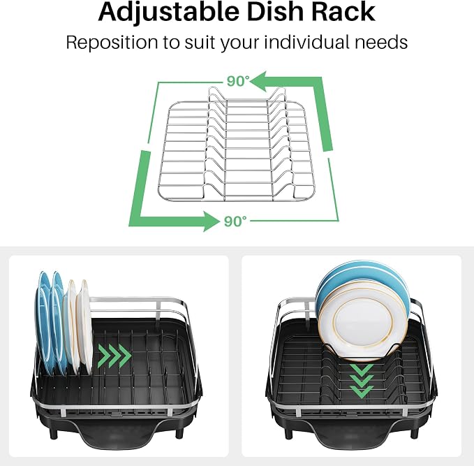SNTD Expandable Dish Drying Rack - Image 6