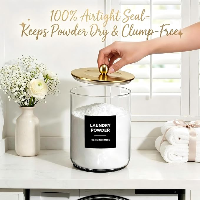 1 Gallon Glass Laundry Detergent Dispenser - Image 9