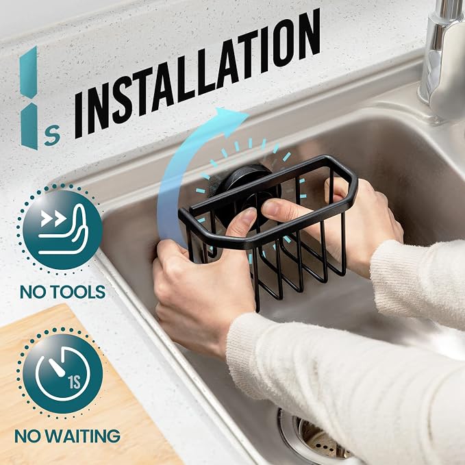 TAILI Sponge Holder for Kitchen Sink - Image 3
