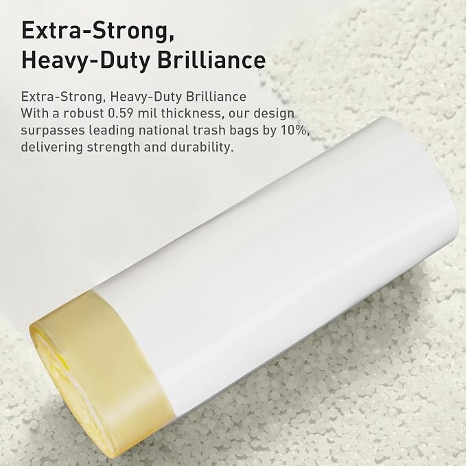 EKO 8 Gallon / 30.3 Liter, Extra-Strong Unscented Garbage Bags, Easy-Dispense - Image 5