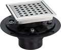 4 Inch Square Shower Floor Drain by WEBANG