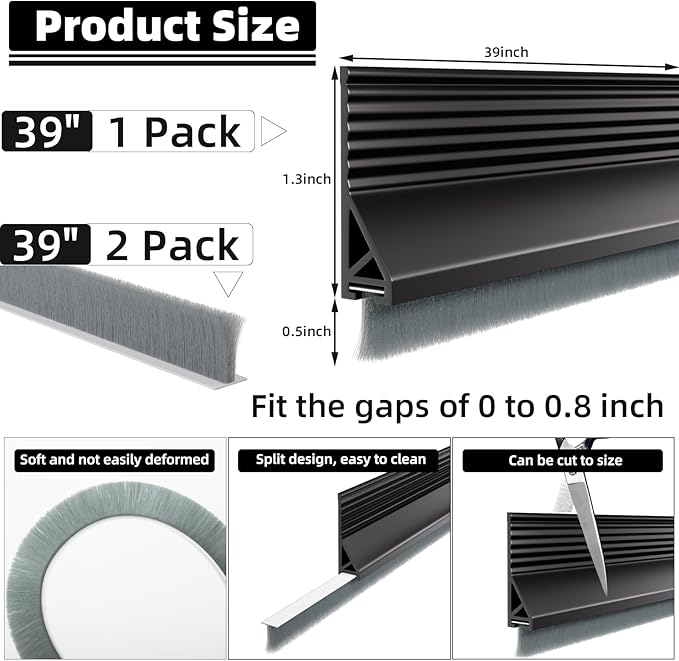Esufeir 39” Under Door Draft Stopper - Image 5