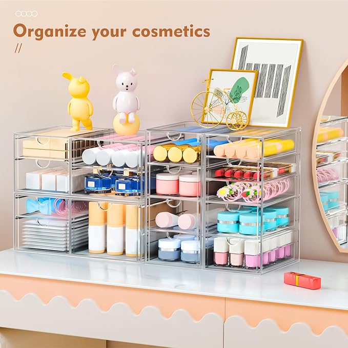 ARSTPEOE 30-Drawer Acrylic Storage & Makeup Organizer - Image 4