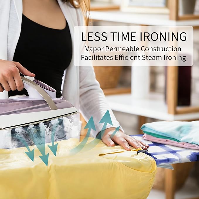 Ironing Board Cover and Pad for Standard Size, 15x54 Scorch & Stain Resistant - Image 5