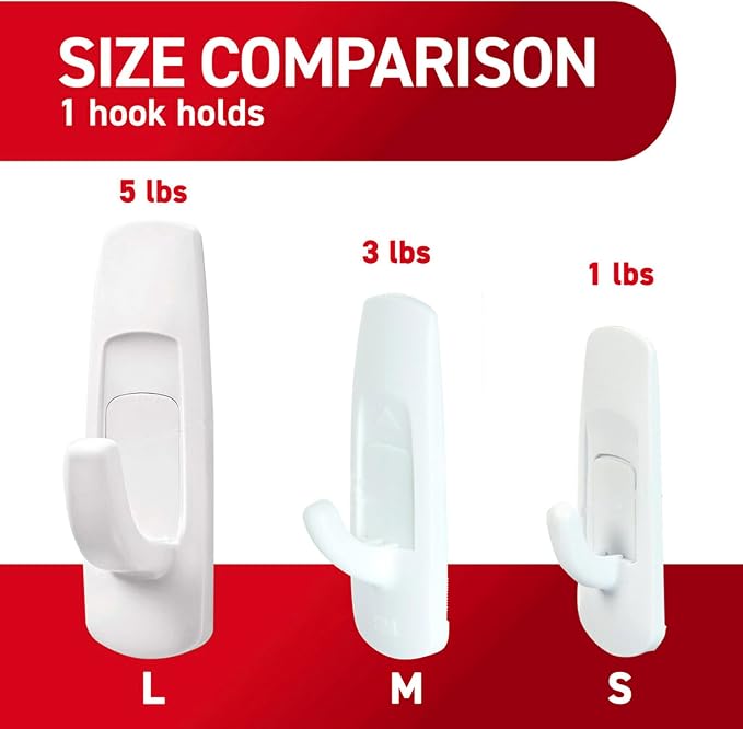 Command Large Utility Hooks, Organize Damage-Free | Damage-Free Hanging Wall - Image 5