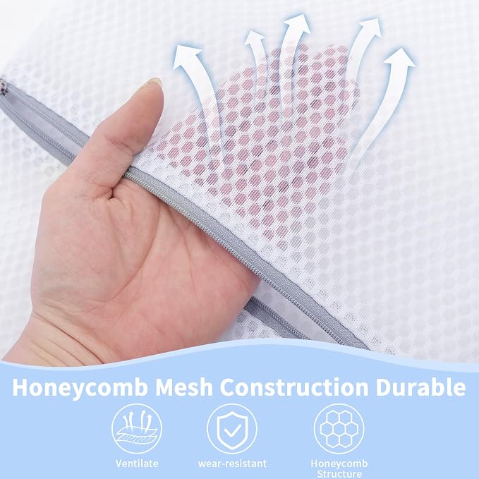 12PCS 12X16IN Laundry Bags Mesh Wash Bags - Image 3