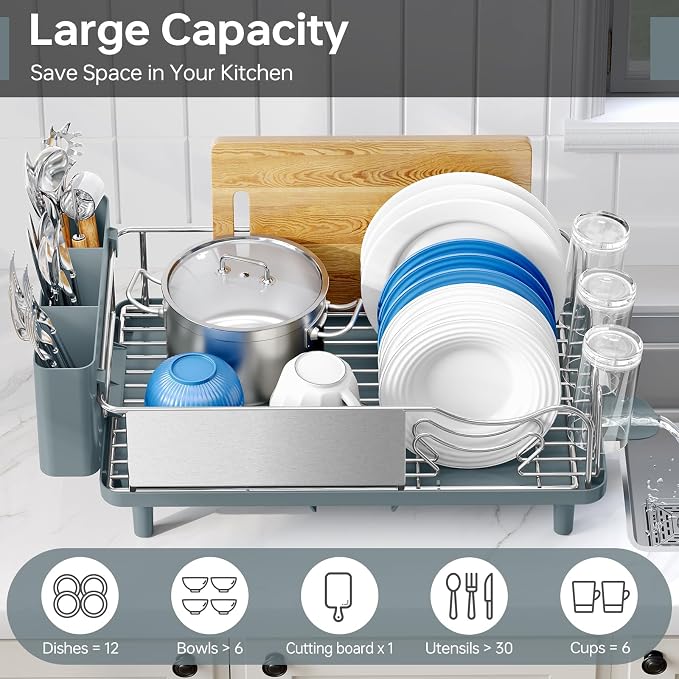 Urackify Dish Drying Rack - Image 3