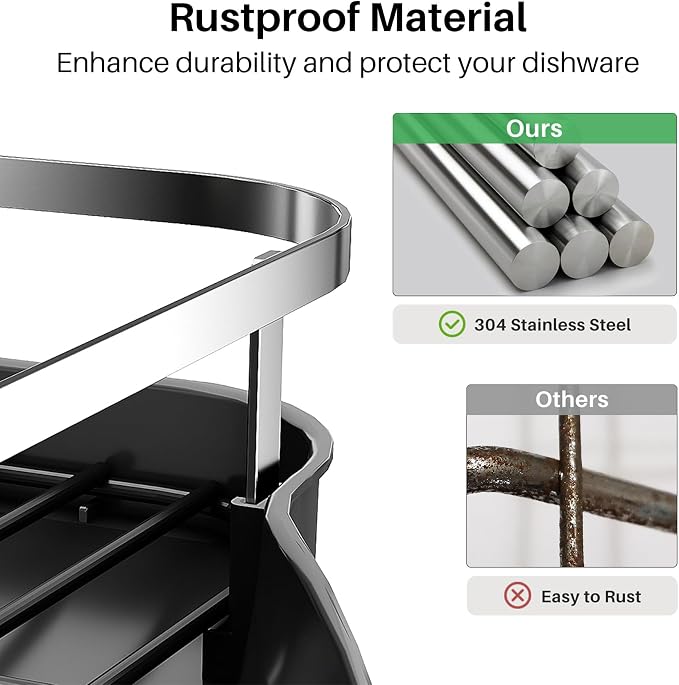 SNTD Expandable Dish Drying Rack - Image 5