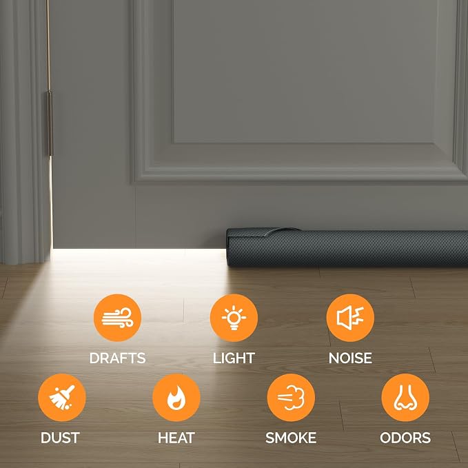 fowong Door Draft Stopper, Dust & Light, Fit Doors 30"–36" - Image 5