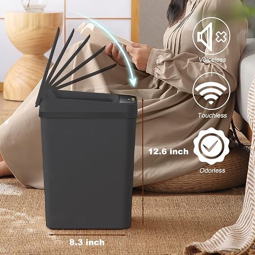 Touchless Bathroom Trash Can - Image 7
