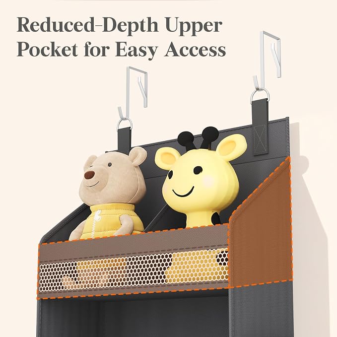 Lifewit 5 Tier Over the Door Organizer, Diaper Hanging Storage - Image 7