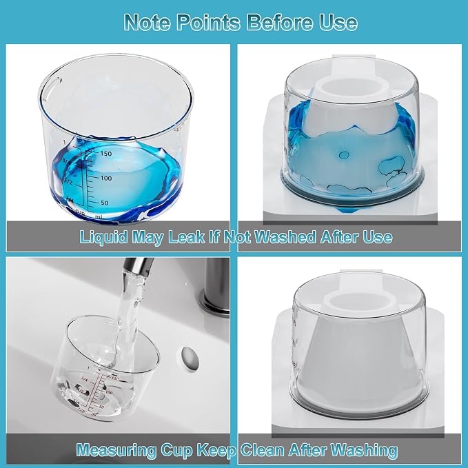 61OZ Laundry Detergent Dispenser Container, 2 Pack Liquid Laundry Dispenser - Image 4