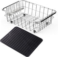 NiuYichee Stainless Steel Dish Drying Rack, Expandable Fruit & Vegetable Drain by NiuYichee