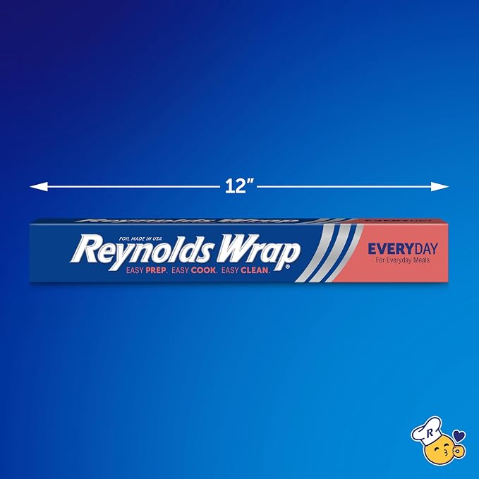 Reynolds Wrap Everyday Strength Aluminum Foil Roll, 12 Inch Wide, 30sq ft | 12 - Image 2