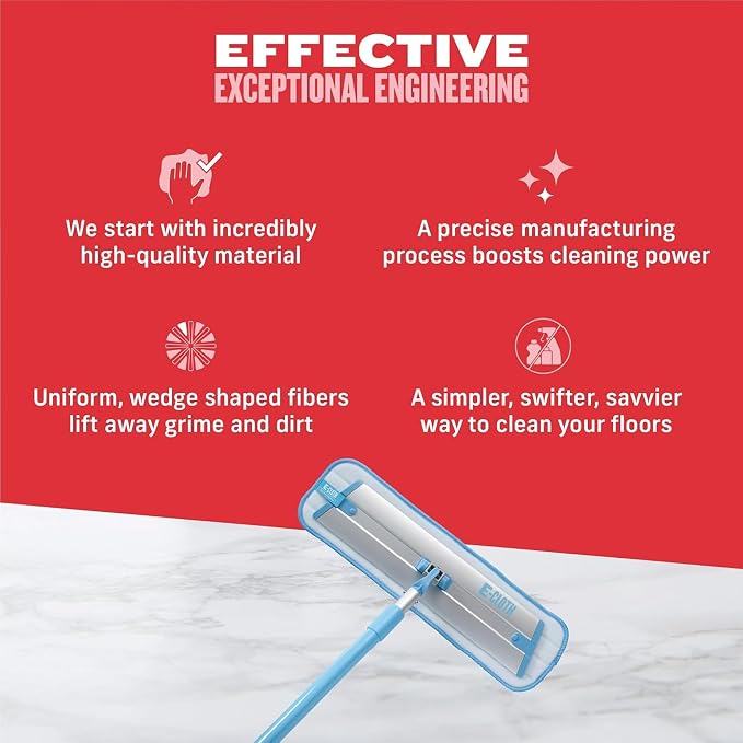 E-Cloth Deep Clean Mop for Home Cleaning, No Refills or Spray Needed | Reusable - Image 6