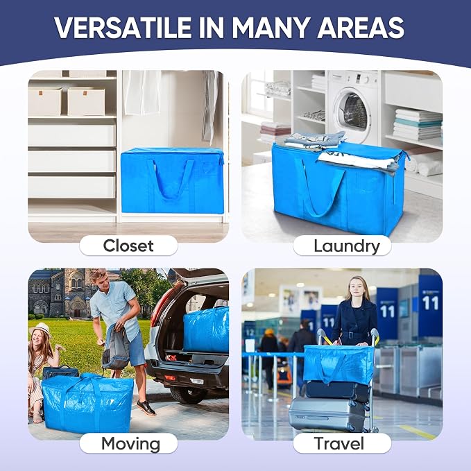 TICONN 6 Pack Extra Large Moving Bags Heavy Duty - Image 9