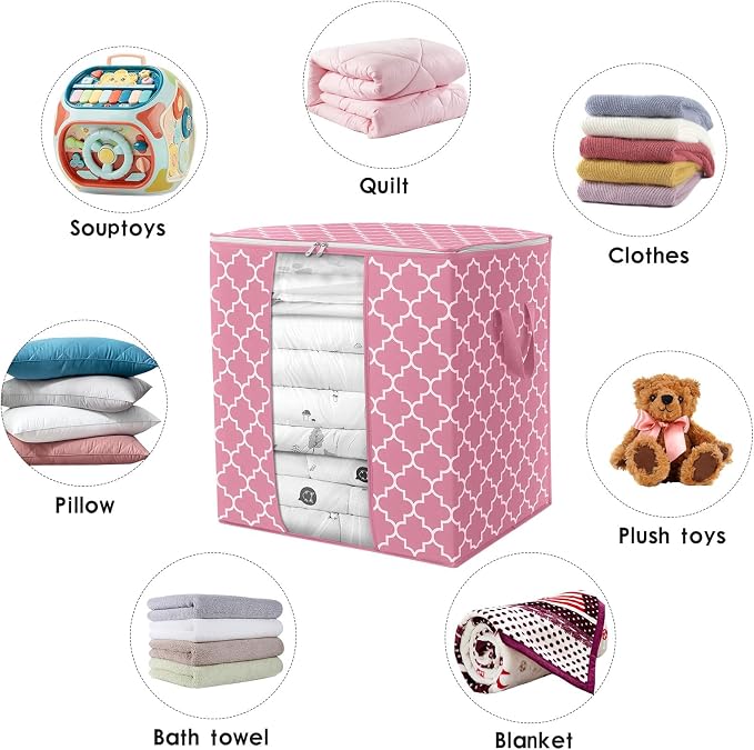 Storage Bags 6 Pack 100L Clothes Organization and Storage Containers | Large - Image 7