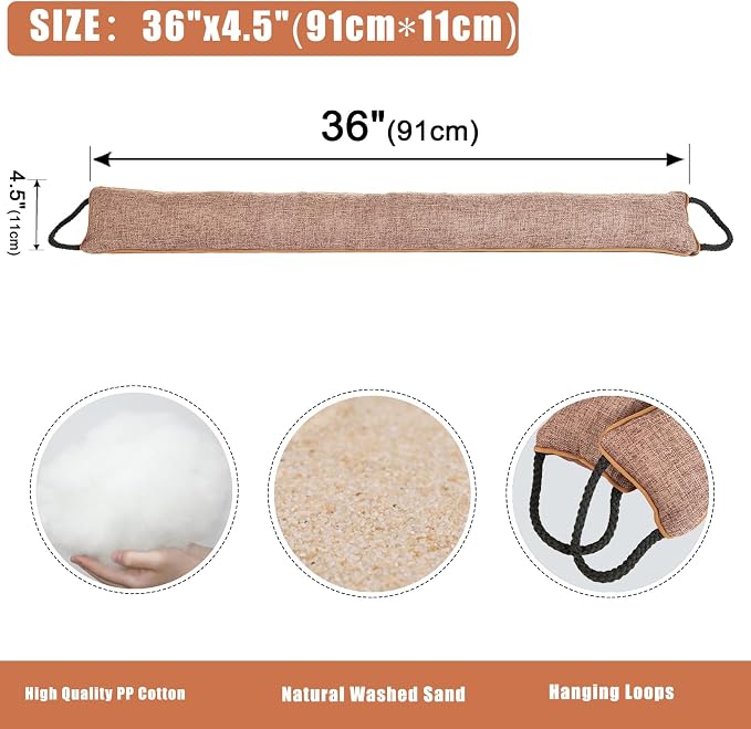Under Door Draft Stopper 36 inch Wind Stopper - Image 2
