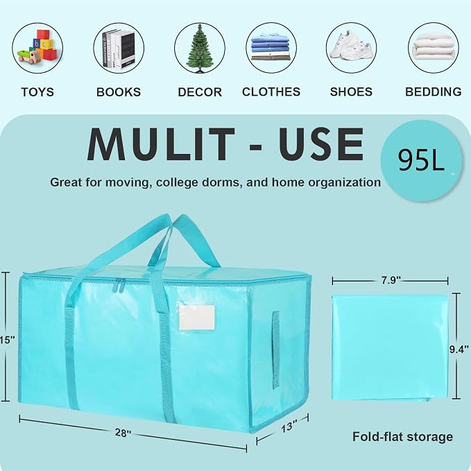6 Pack-Extra Large Heavy Duty Moving Bags - Image 2
