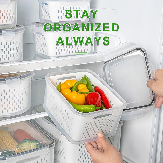 5 PCS Large Fruit storage Containers - Image 5