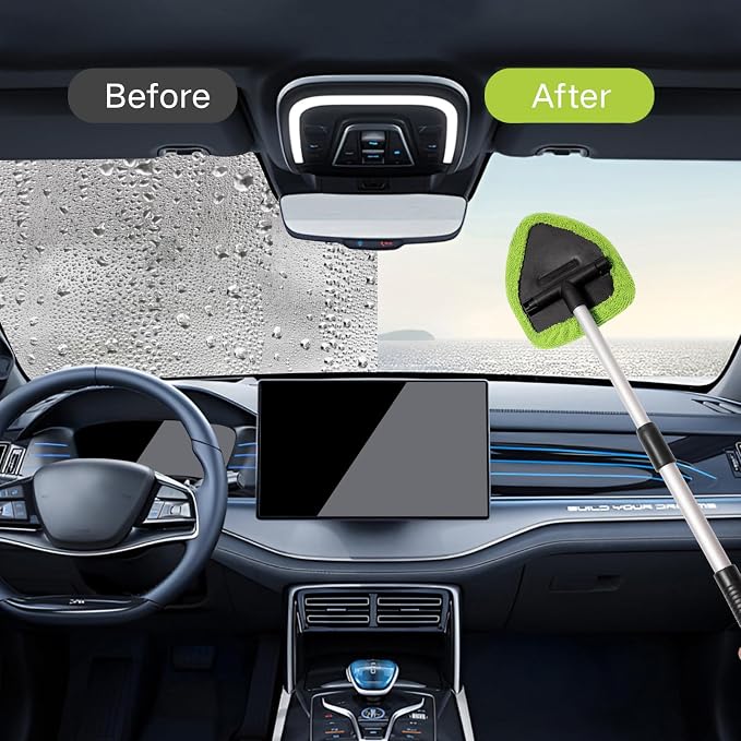 Qydipclin 11pcs Windshield Cleaner Tool, Car Window Cleaning Wash Kit - Image 3