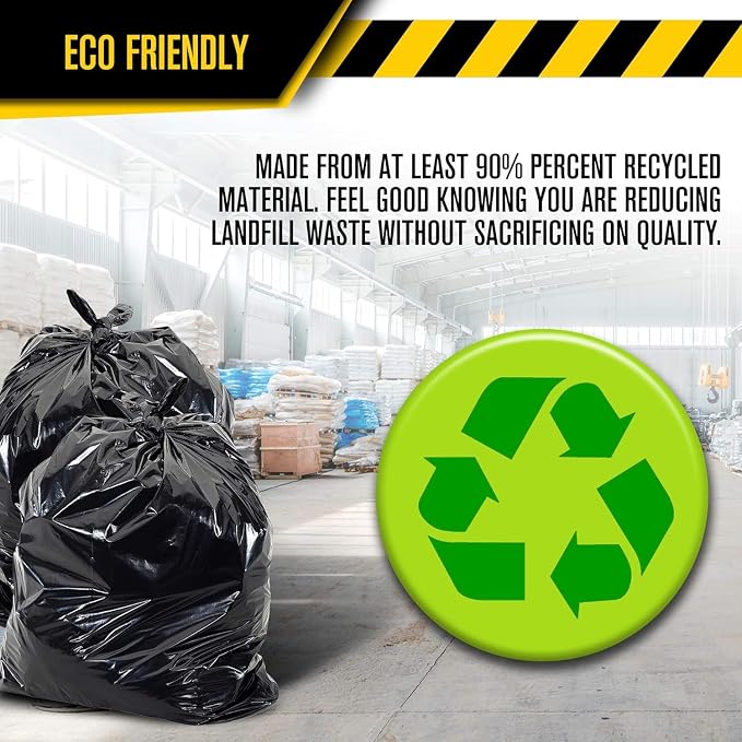 Ultrasac Contractor Bags 42 Gallon, 32.75 x 44.5-3 MIL Thick Large Black Heavy - Image 4