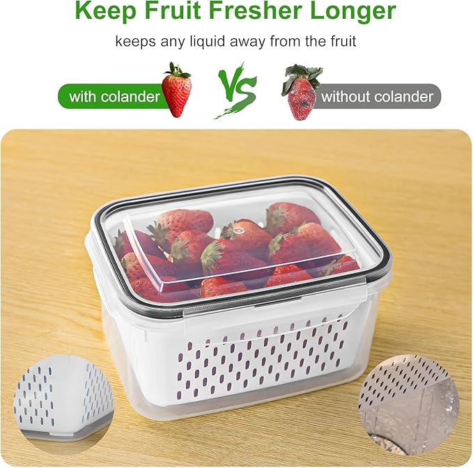 5 PCS Large Fruit storage Containers - Image 4