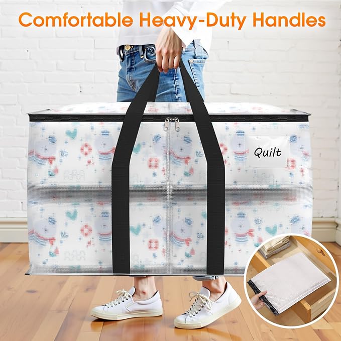 Moving Bags Extra Heavy Duty Oversized Clear Storage Bags - Image 4