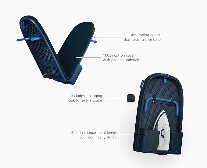 Joseph Joseph Pocket Max Plus Portable Folding Tabletop Ironing Board, - Image 5