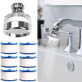 7Pcs Sink Water Filter with Filter Elements Set, Universal Sink Faucet Filter by Dexspoeny