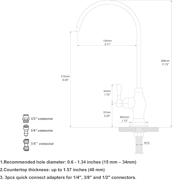 Stainless Steel Water Filter Faucet Delle Rosa Commercial Water Filtration - Image 4