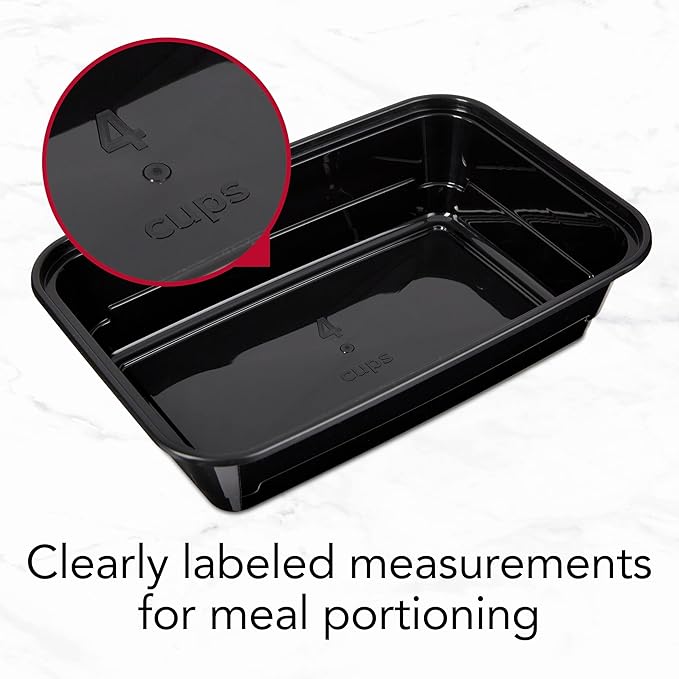GoodCook Meal Prep Containers, Single Compartment 10-Pack | BPA-Free Reusable - Image 6