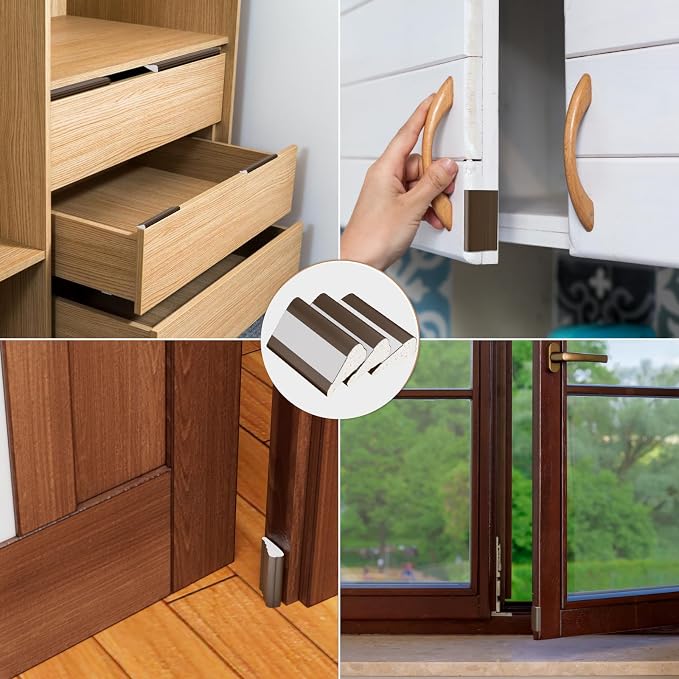 Kneelisa 118” Wedge-Shape Foam Window Weather Stripping Door Seal | - Image 6