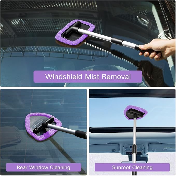 Qydipclin 7pcs Windshield Cleaner Tool Car Window Cleaning Wash Kit - Image 2