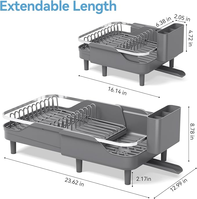 Urackify Expandable Dish Drying Rack - Image 7