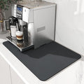 AMOAMI-Coffee Mat Hide Stain Rubber Backed Absorbent Dish Drying Mat by AMOAMI