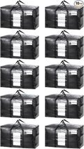 TAILI 10 Pack Black Extra Large Moving Bags, Storage Bag by TAILI